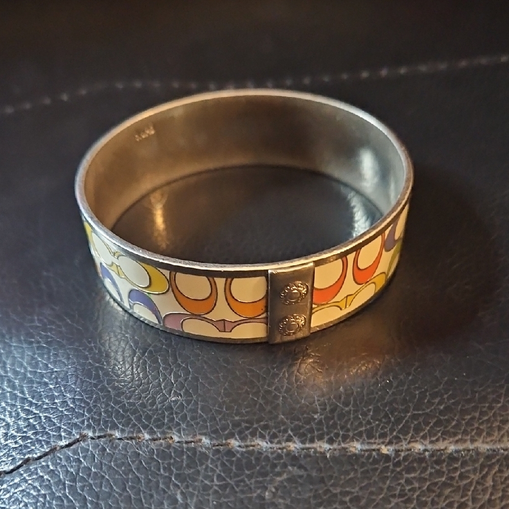 Coach Multicolor Patterned Bracelet - image 1